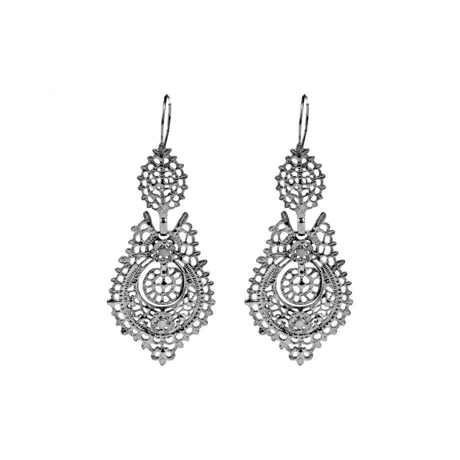 Earrings Queen - Oxidised