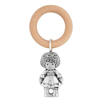 Teething Ring Rag Doll Girl