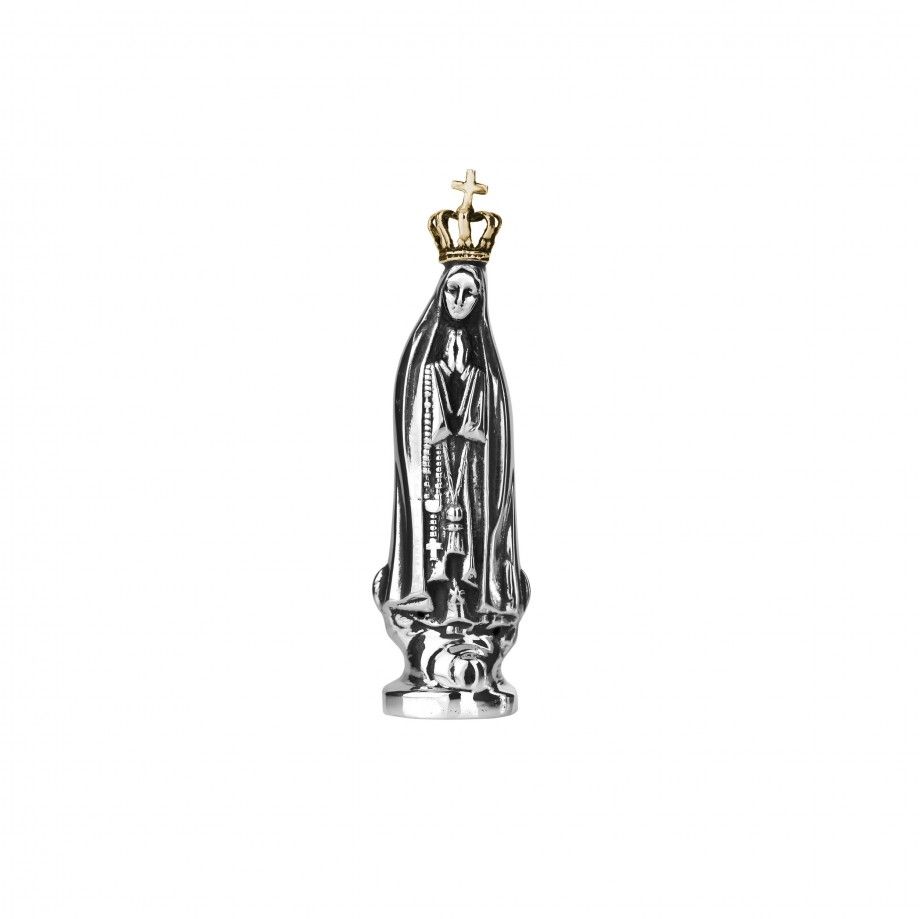 Bibelot N� Sr� F�tima - 6cm Dourado