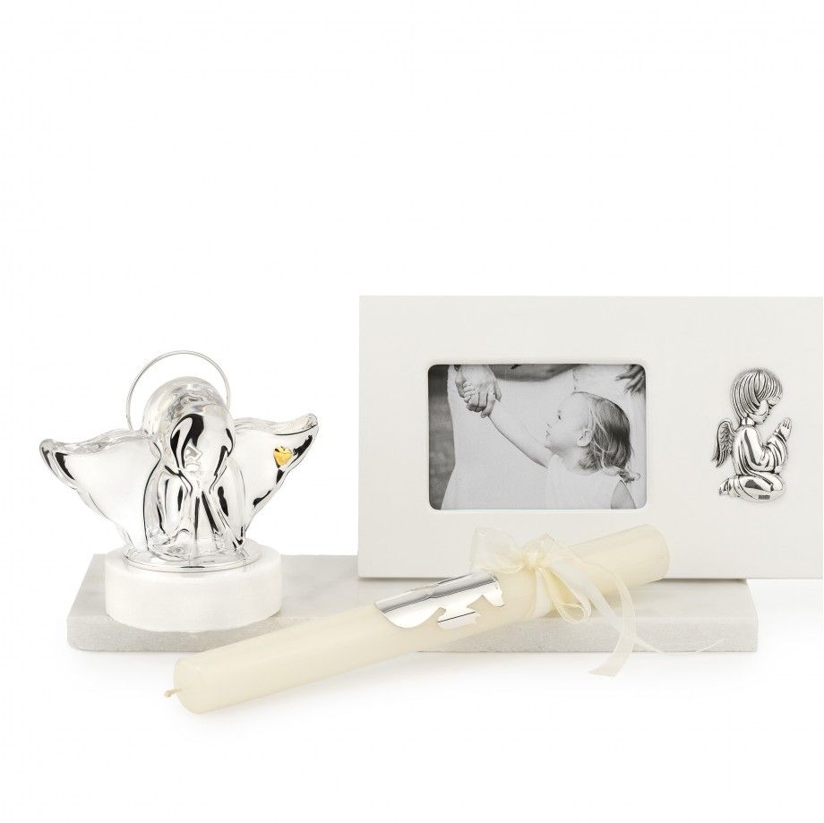 Baptismal Candle Angel Gabriel