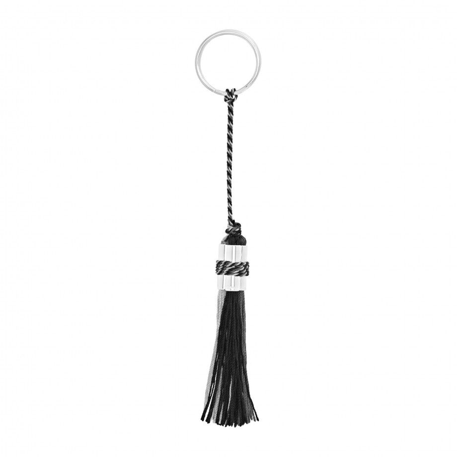 Key Ring 3 Tubes - Black + Greys