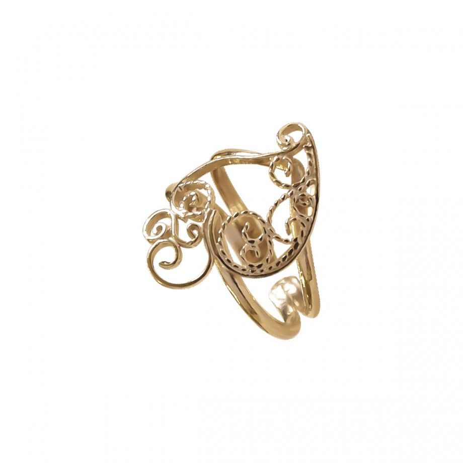 Anel Cora��o D'Ouro