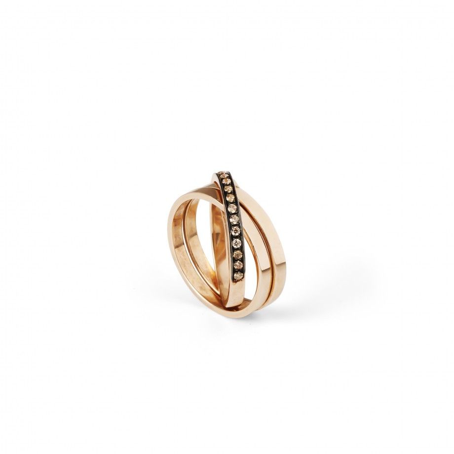 Ring Stripes Golden Pink 