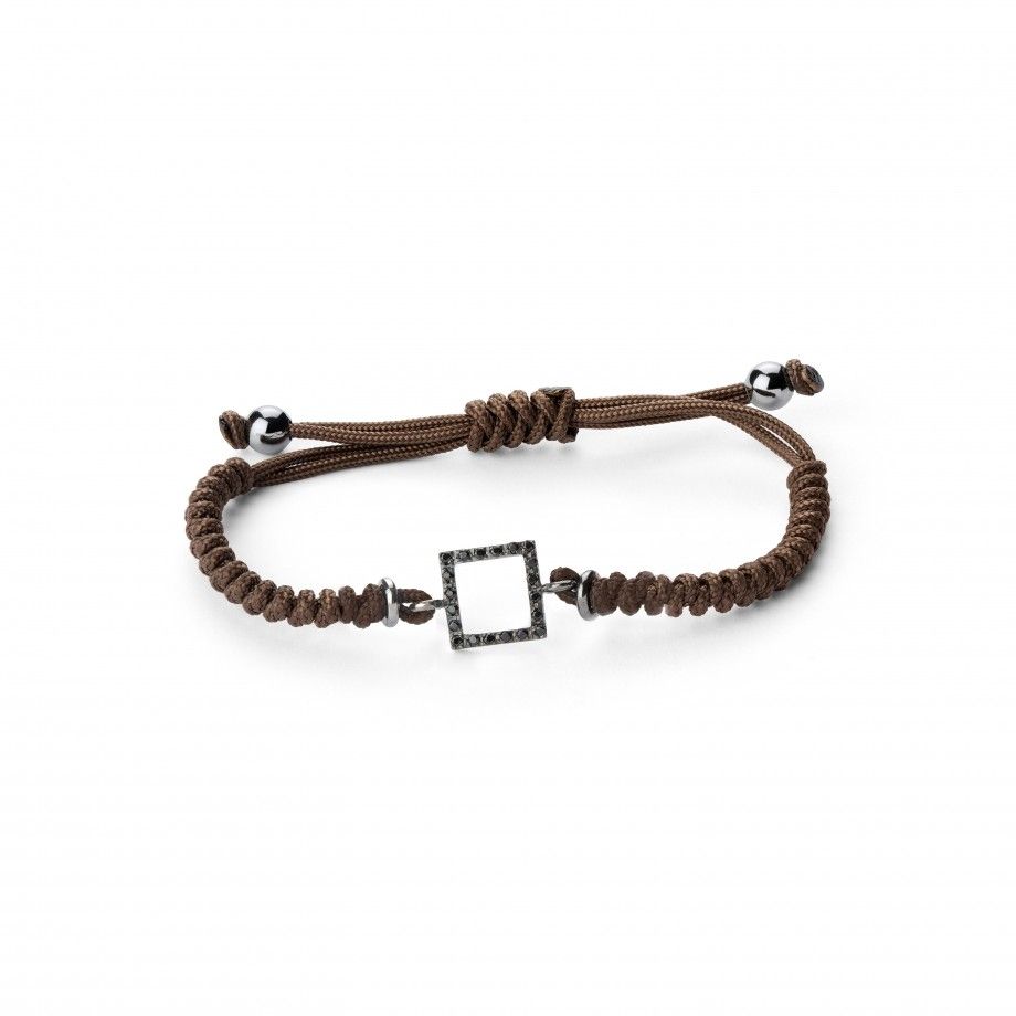 Bracelet Macrame Square Brown