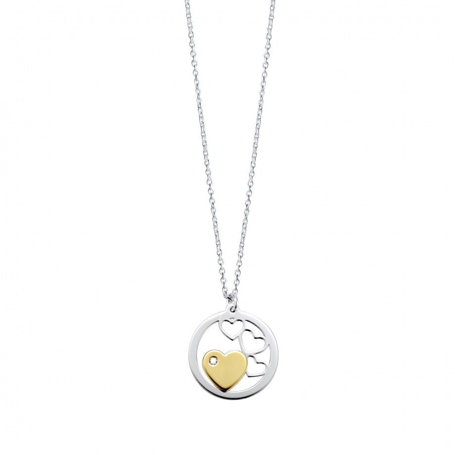 Colar Cora��es Embrace