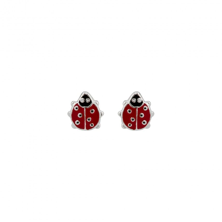 Earrings Ladybug
