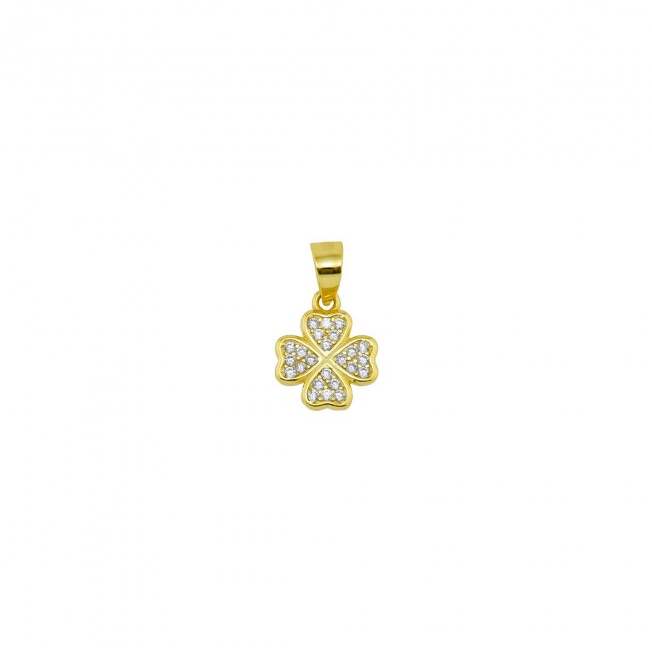 Pendant Clover - Golden