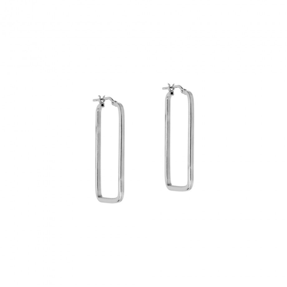 Hoop Earrings Rectangular