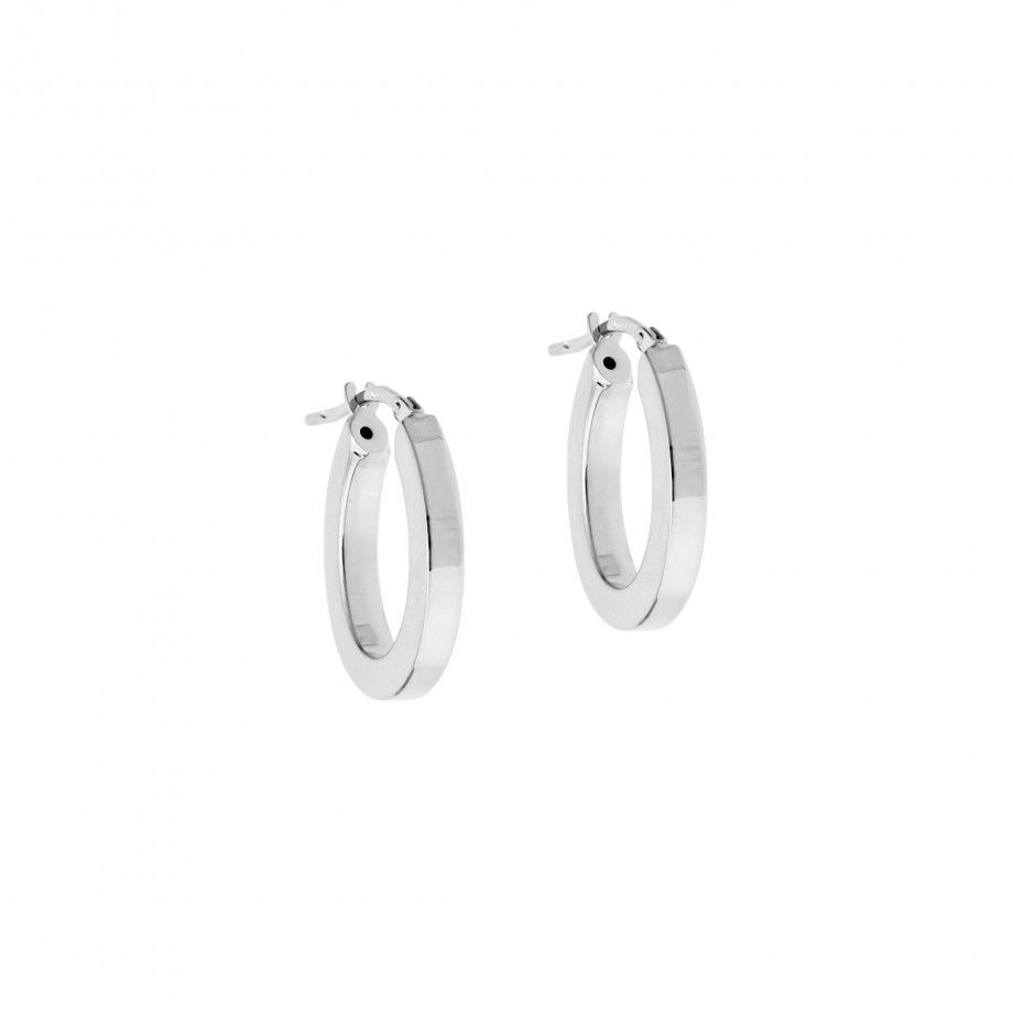Oval Hoop Earrings