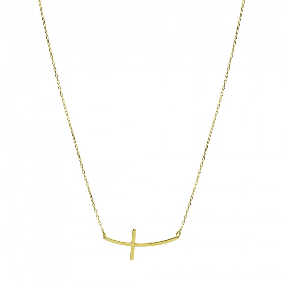Necklace Cross - Golden
