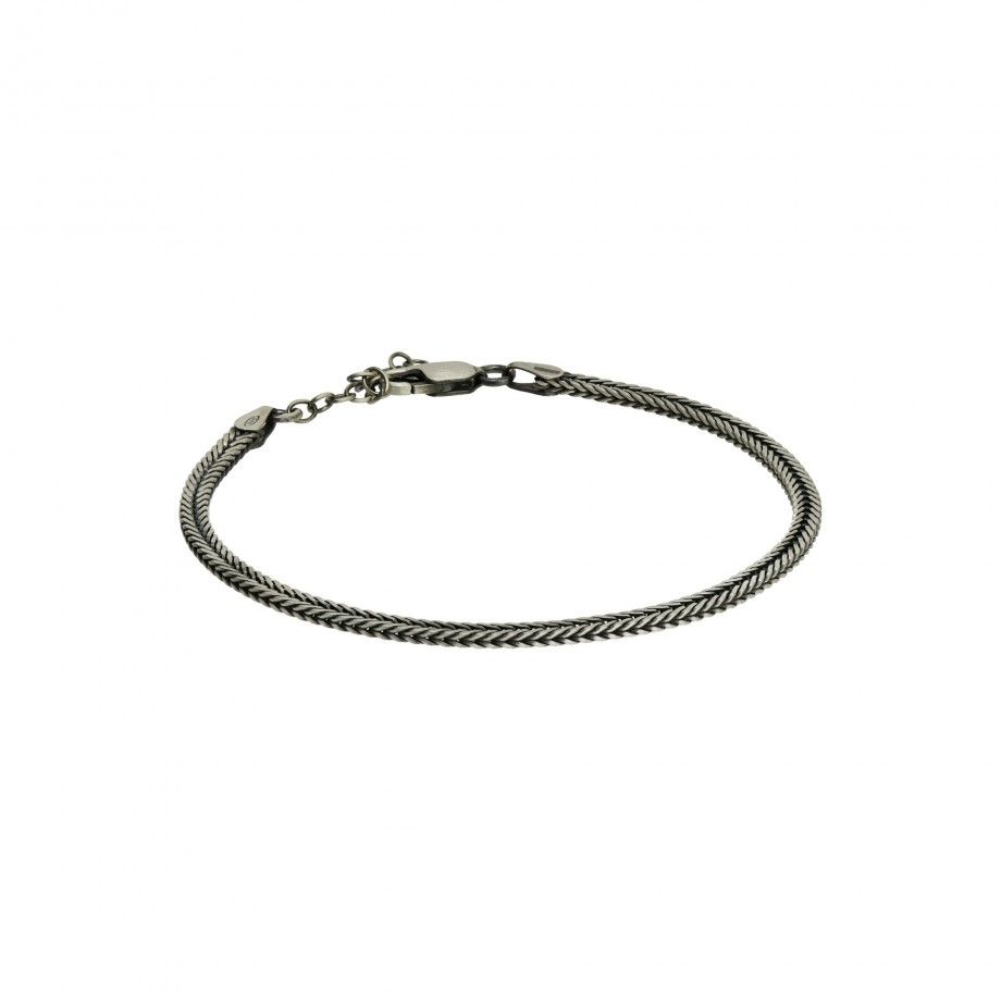 Pulseira Bizantina - Fio Quadrado