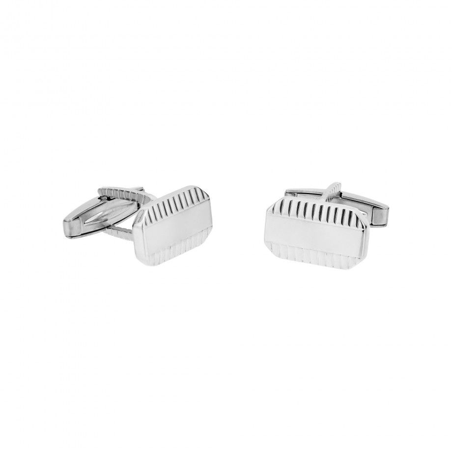 Cufflinks Retangular Frisos 