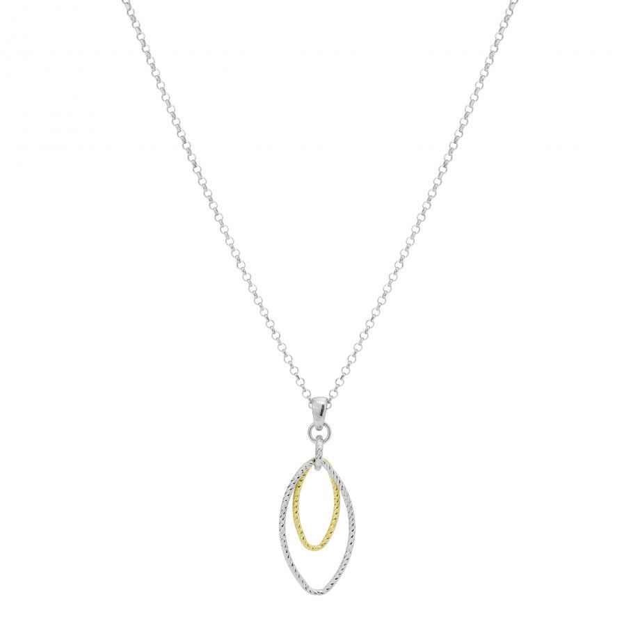 Necklace Navete Bicolor