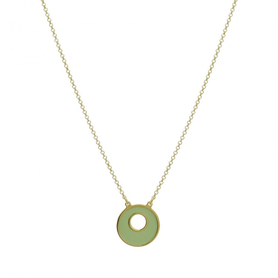 Colar C�rculo - Verde