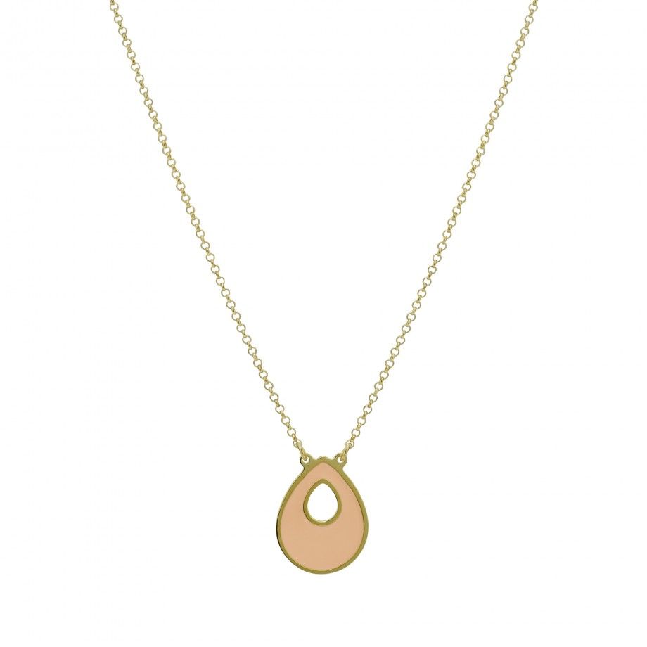 Necklace Drop Salmon