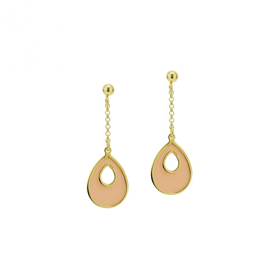 Earrings Drop Salmon