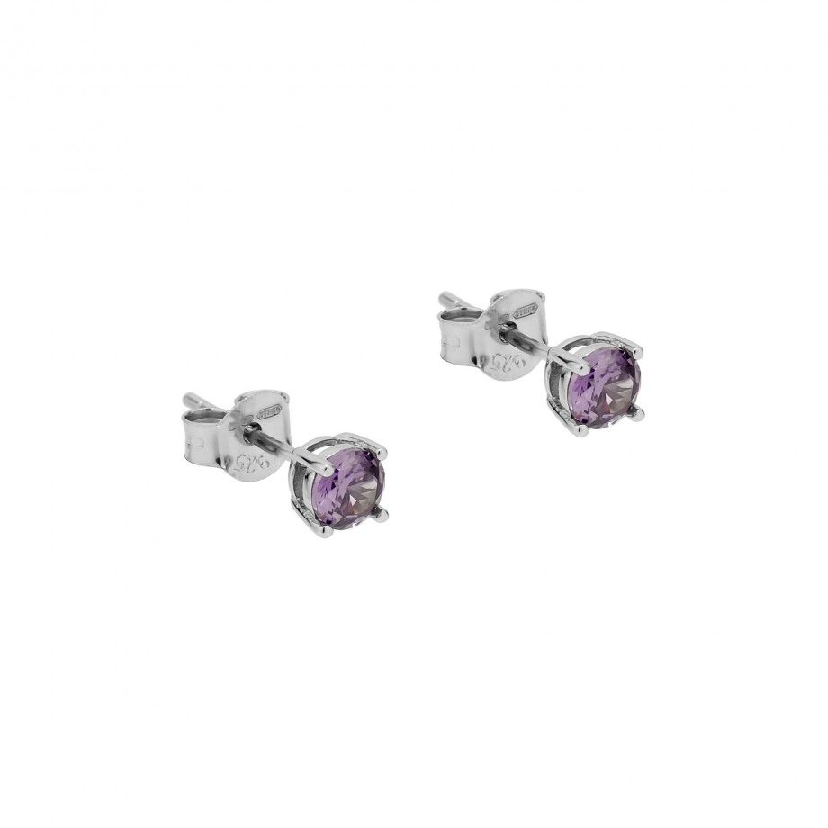 Earrings Emma - Amethyst