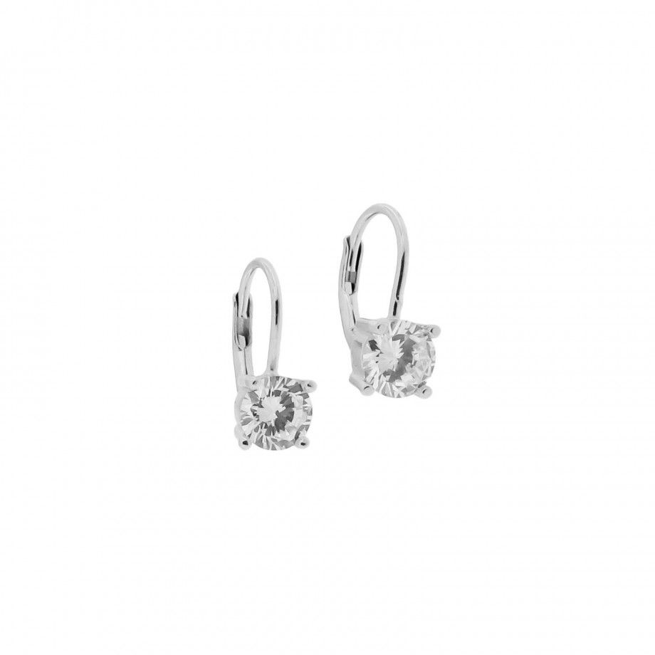 Earrings with Zirconia 6mm