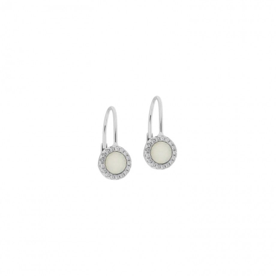 Earrings with Moon Stone