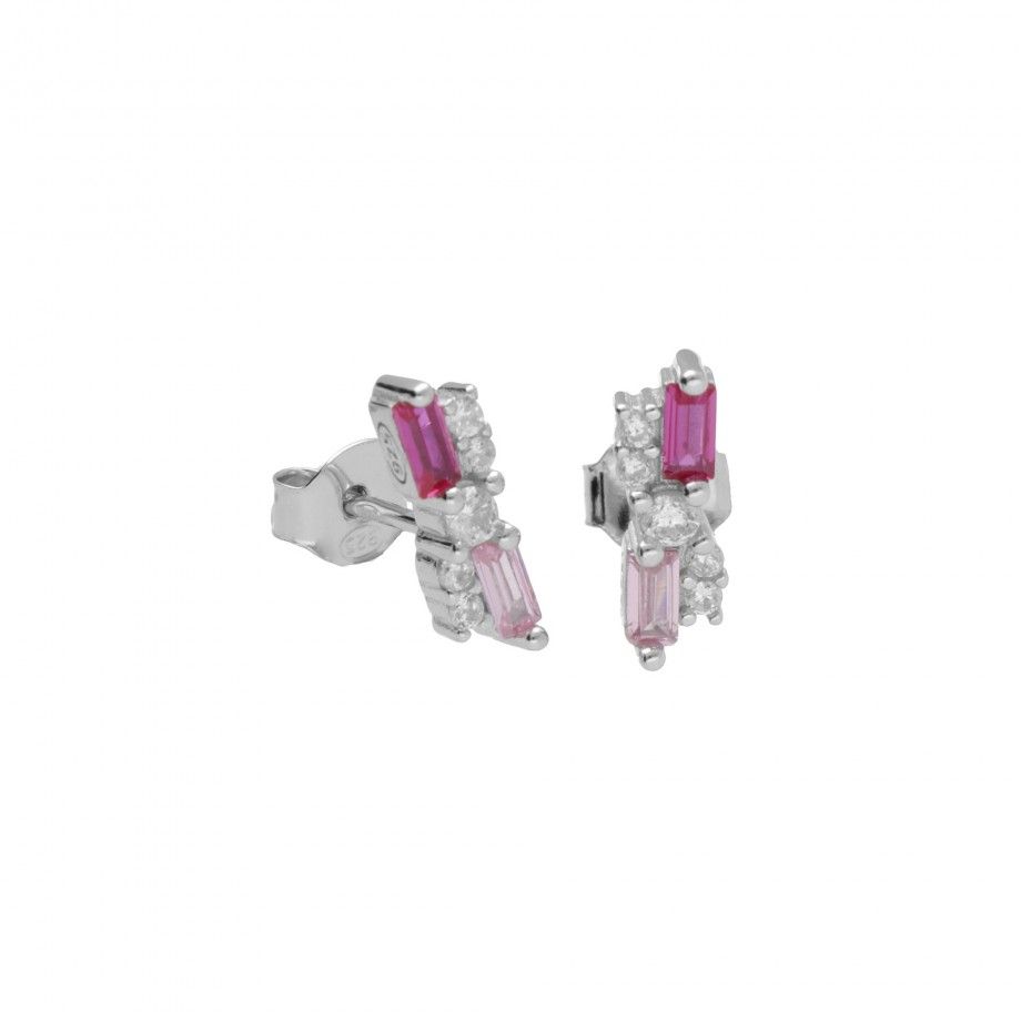 Earrings Pink Stones