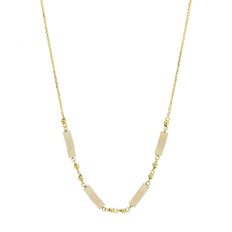 Necklage Alice - Pink Quartz