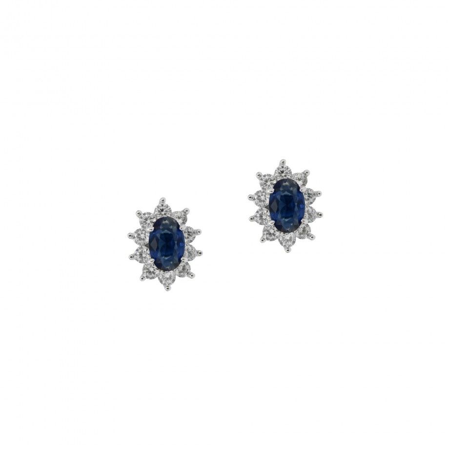 Brincos Diana - Azul