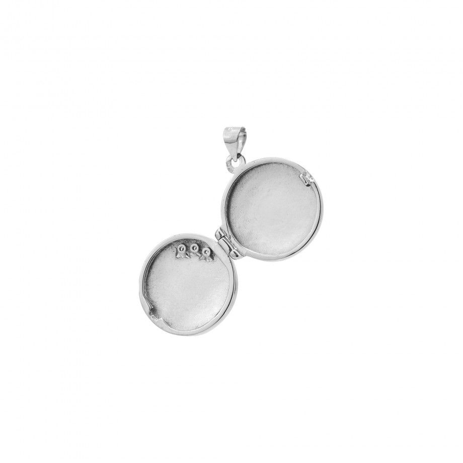 Box Pendant Round