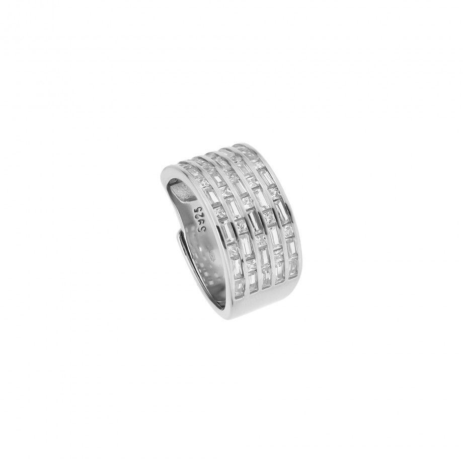 Anel com Zirc�nias