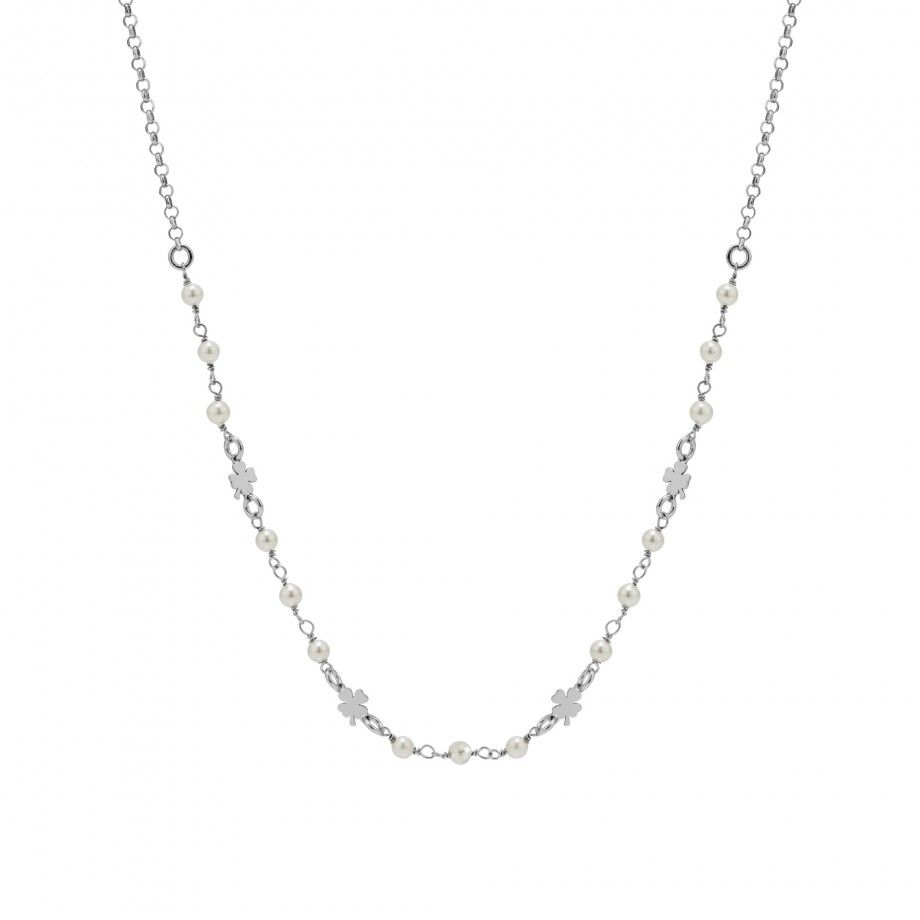Colar Trevos com P�rolas