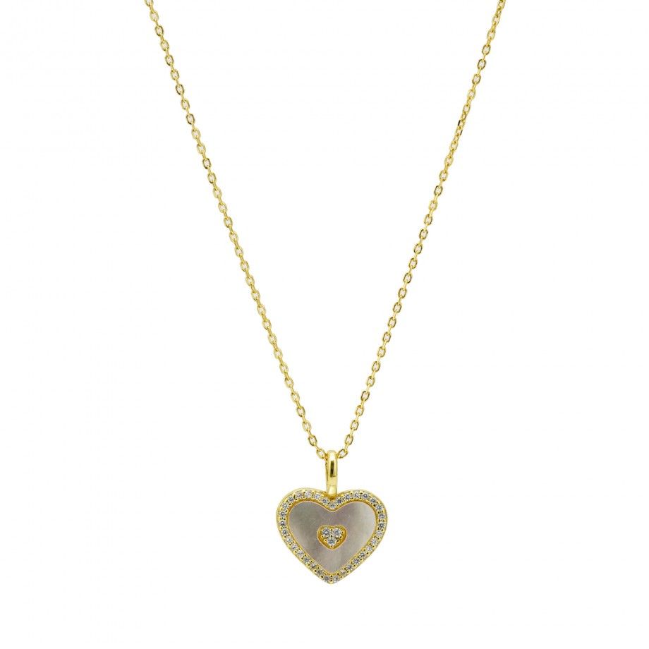 Necklace Heart Medal