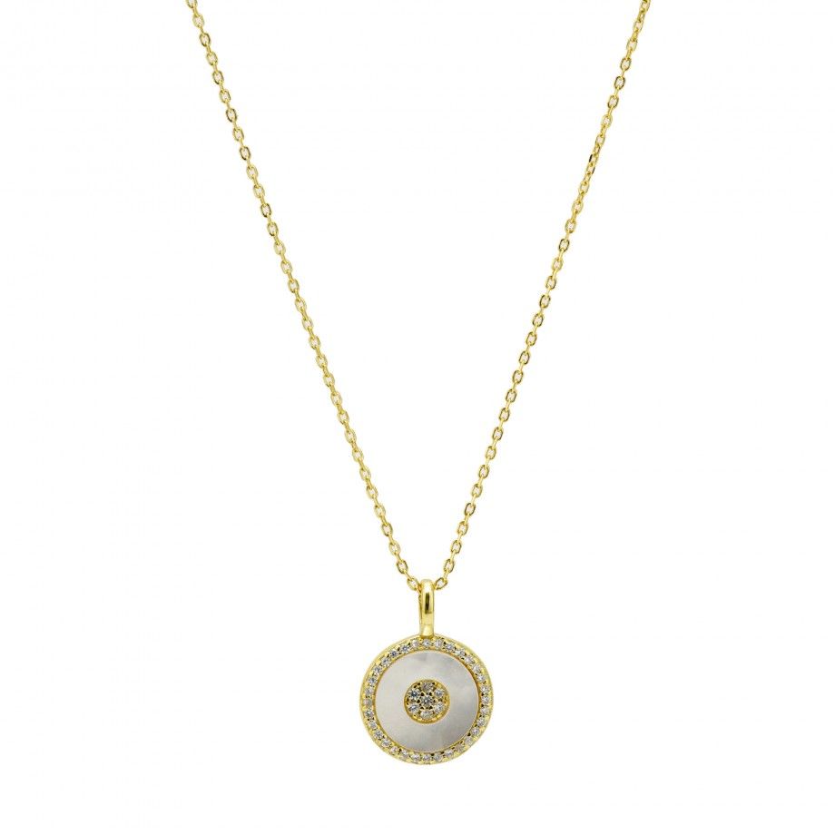 Necklace Round Medal