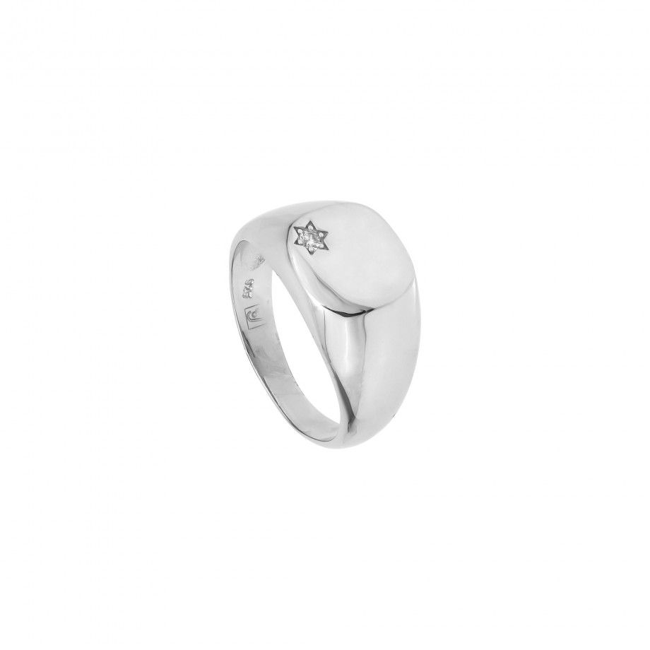 Squared Signet Ring