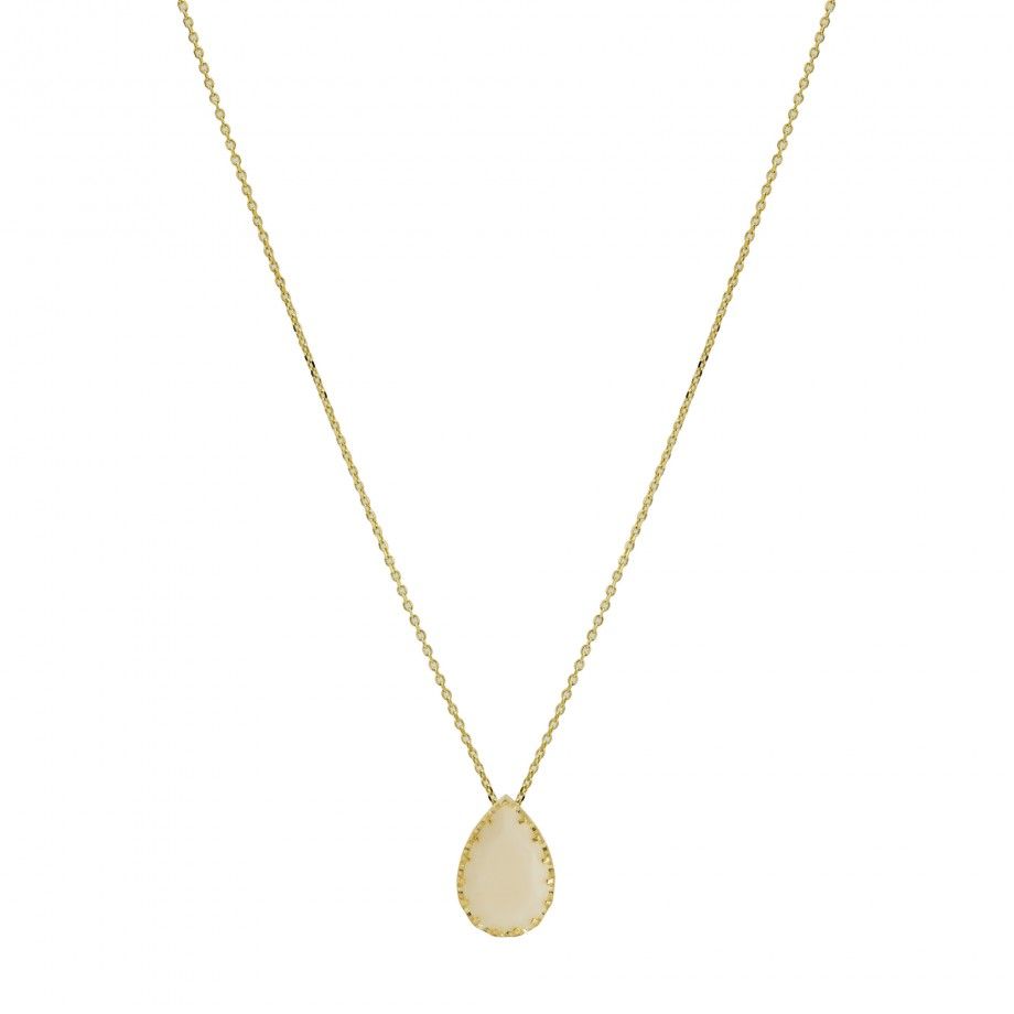 Necklace with Milky Stone