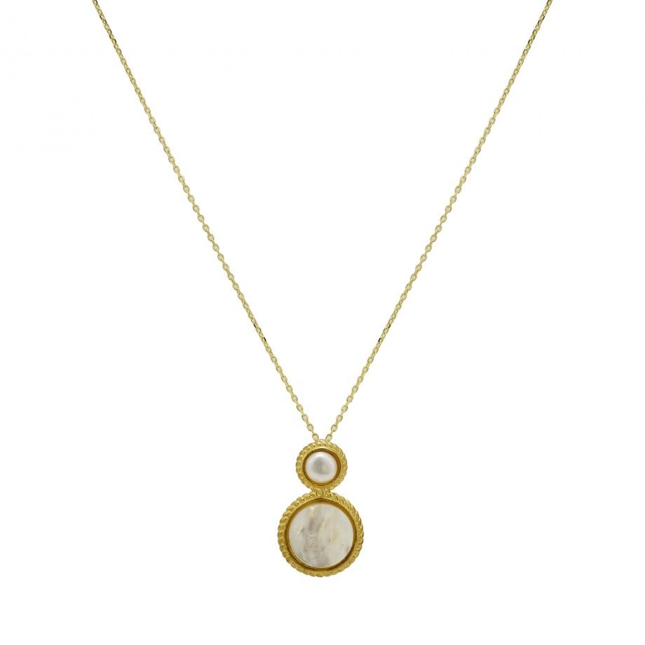 Necklace with Pearl and Mother of Pearl
