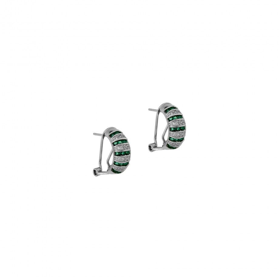 Brincos com Linhas - Verde