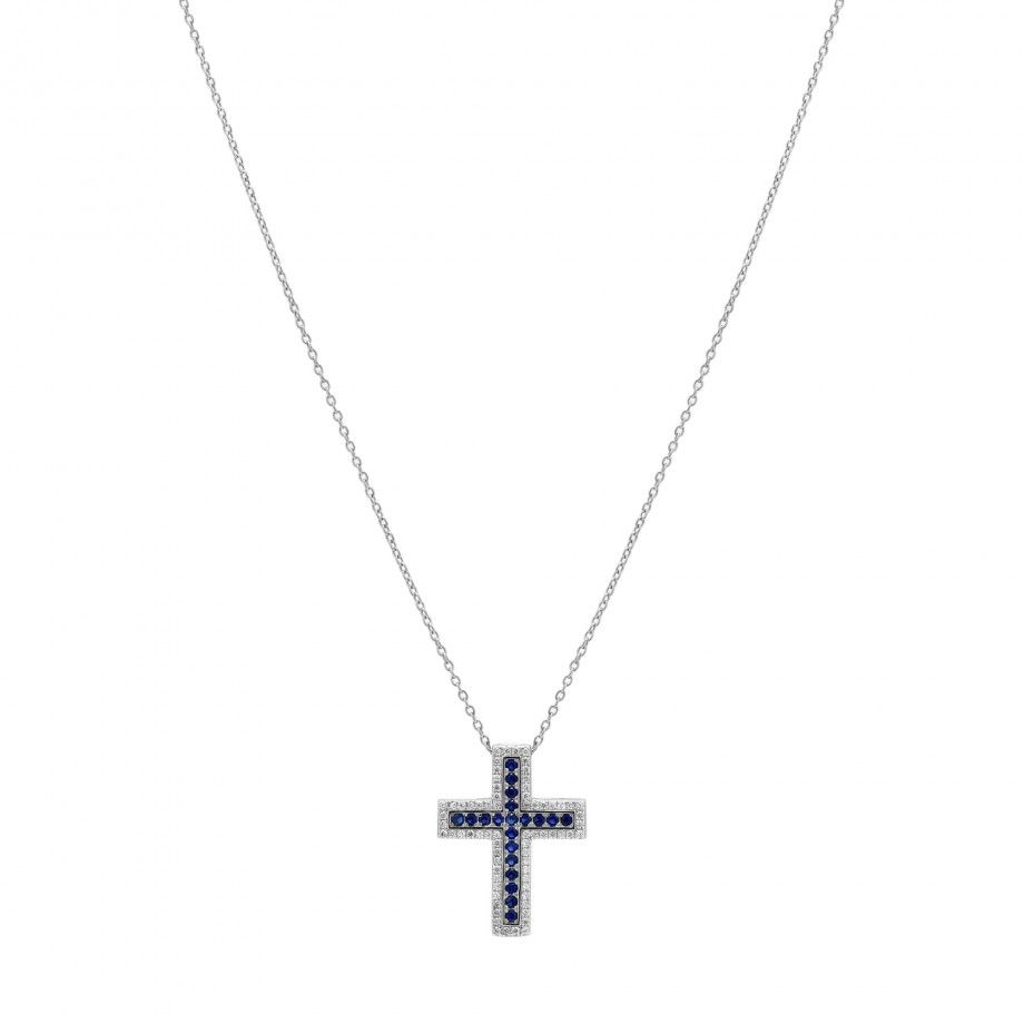 Necklace Safira Cross