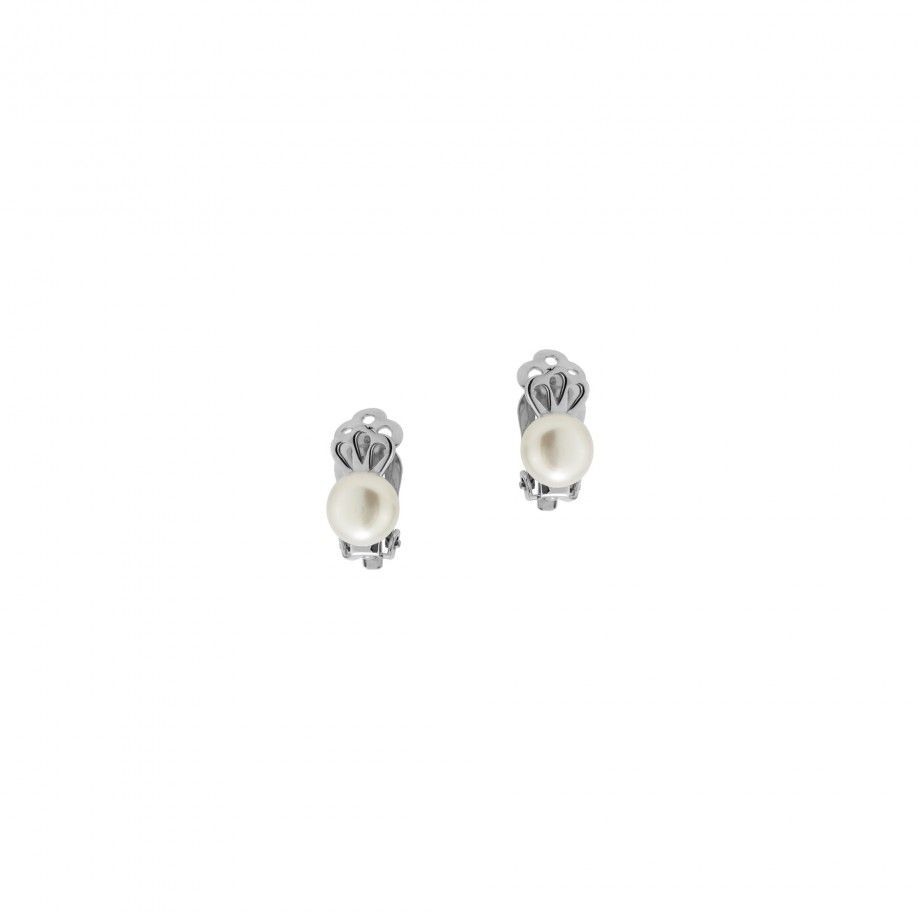 Brincos Clip P�rola