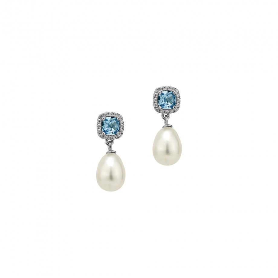 Earrings Aquamar