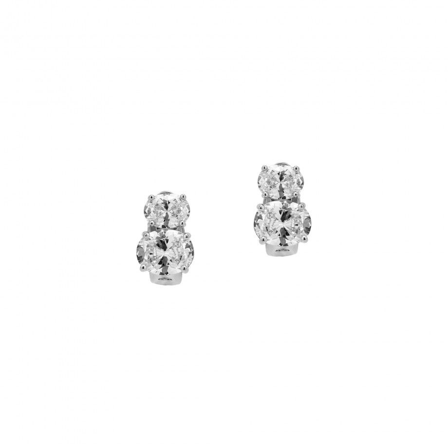 Brincos Clip Zirc�nias