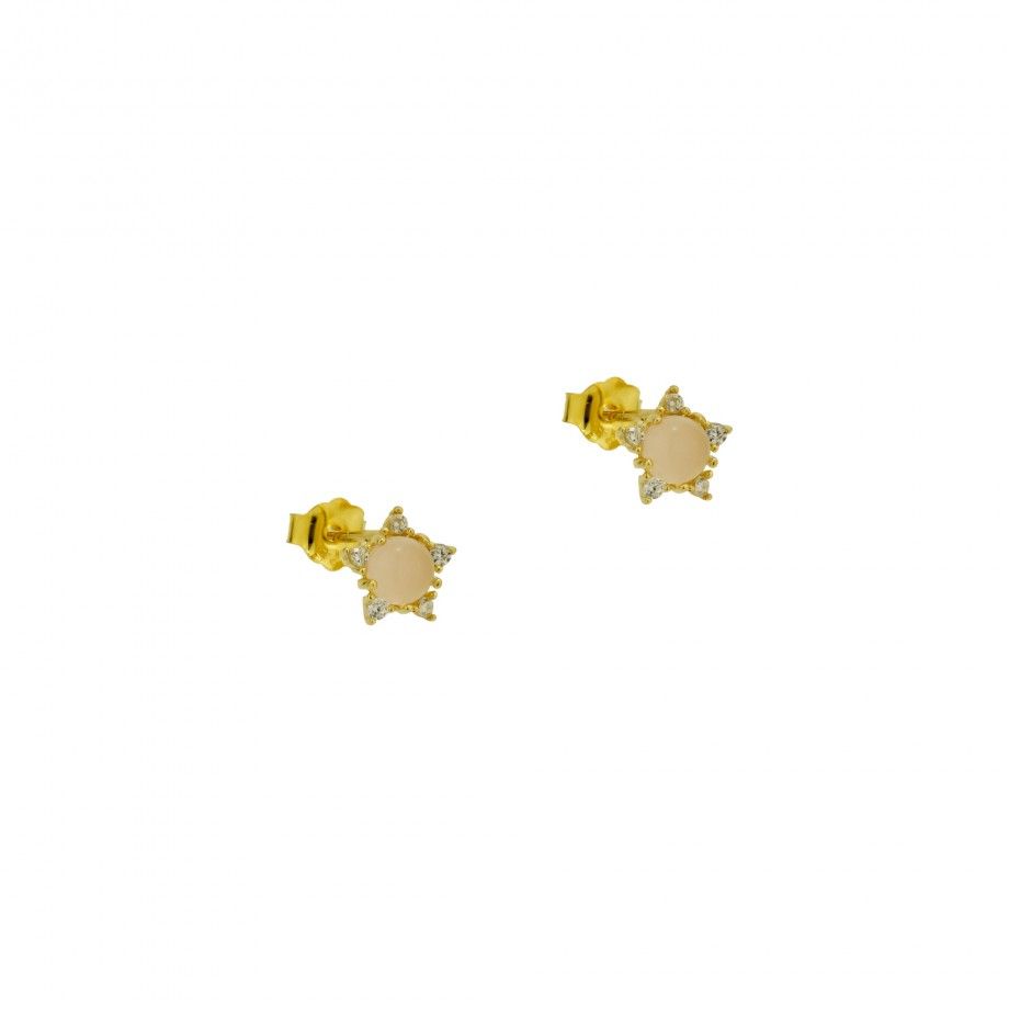 Earrings Star - Pink