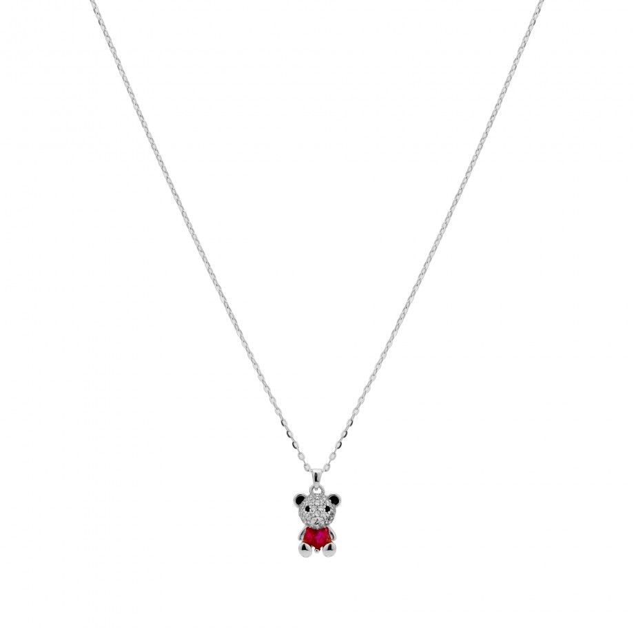 Necklace Little Bear w/ Zirconia