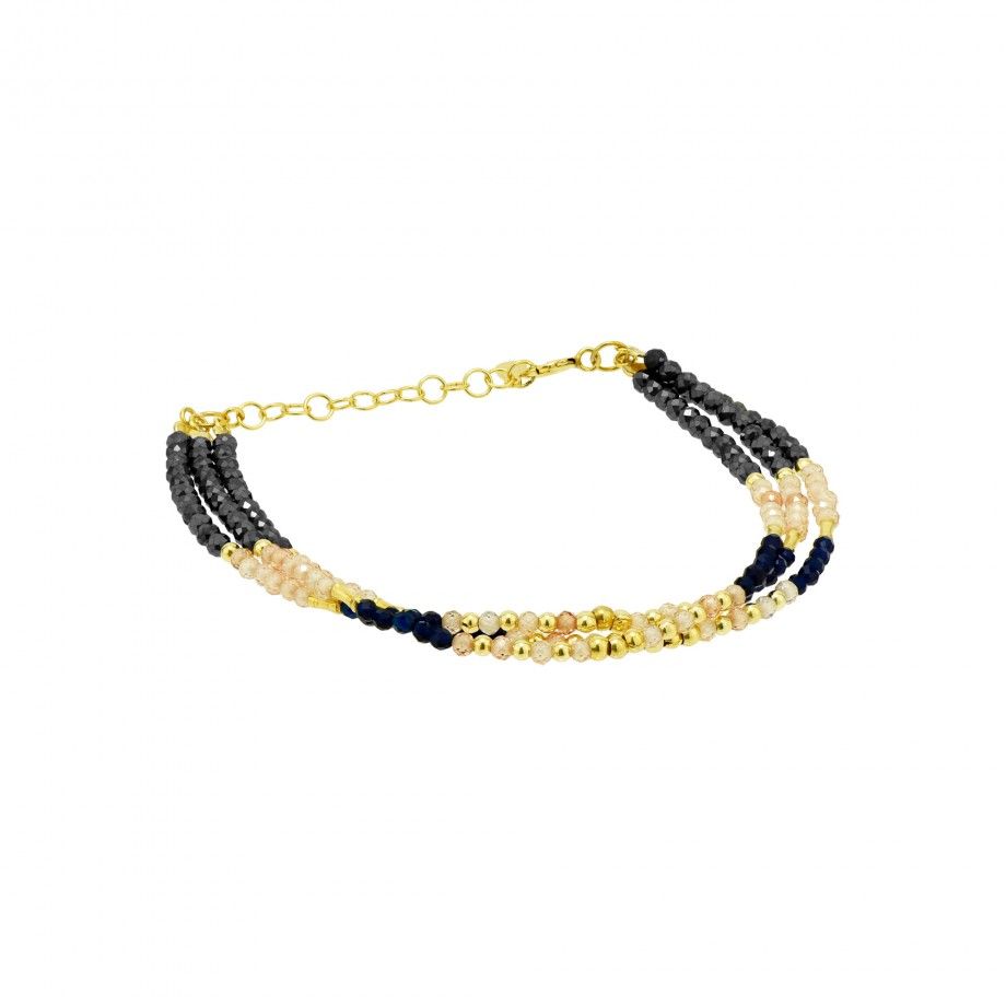 Pulseira Pagura - Preto e Rosa