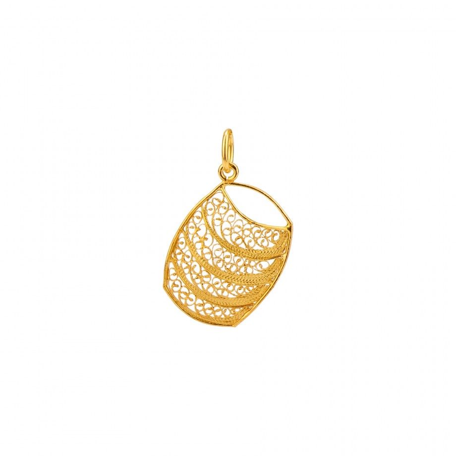 Pendente Barril - Dourado