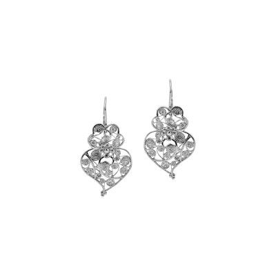 Viana Heart Earrings - 3cm