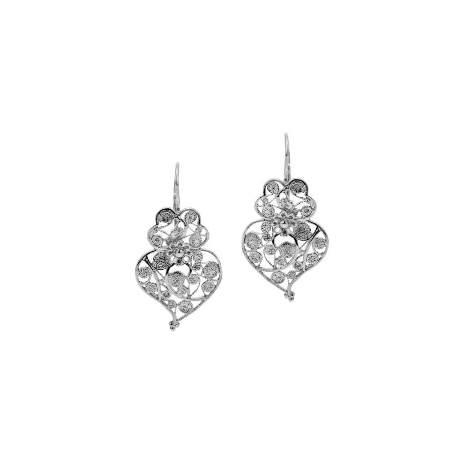 Viana Heart Earrings - 3cm