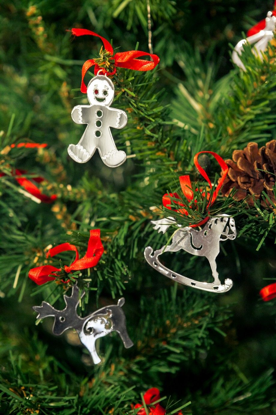 Ornamento de Natal Fita