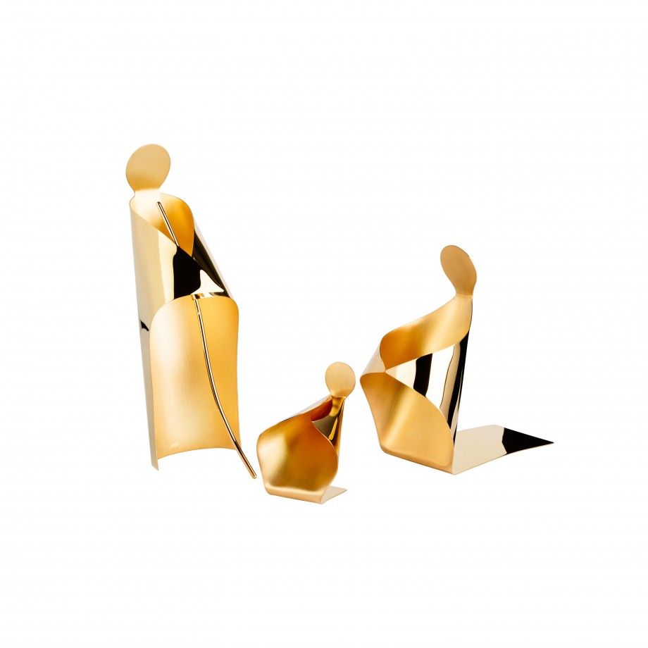 Nativity Scene Bel�m - Small Golden