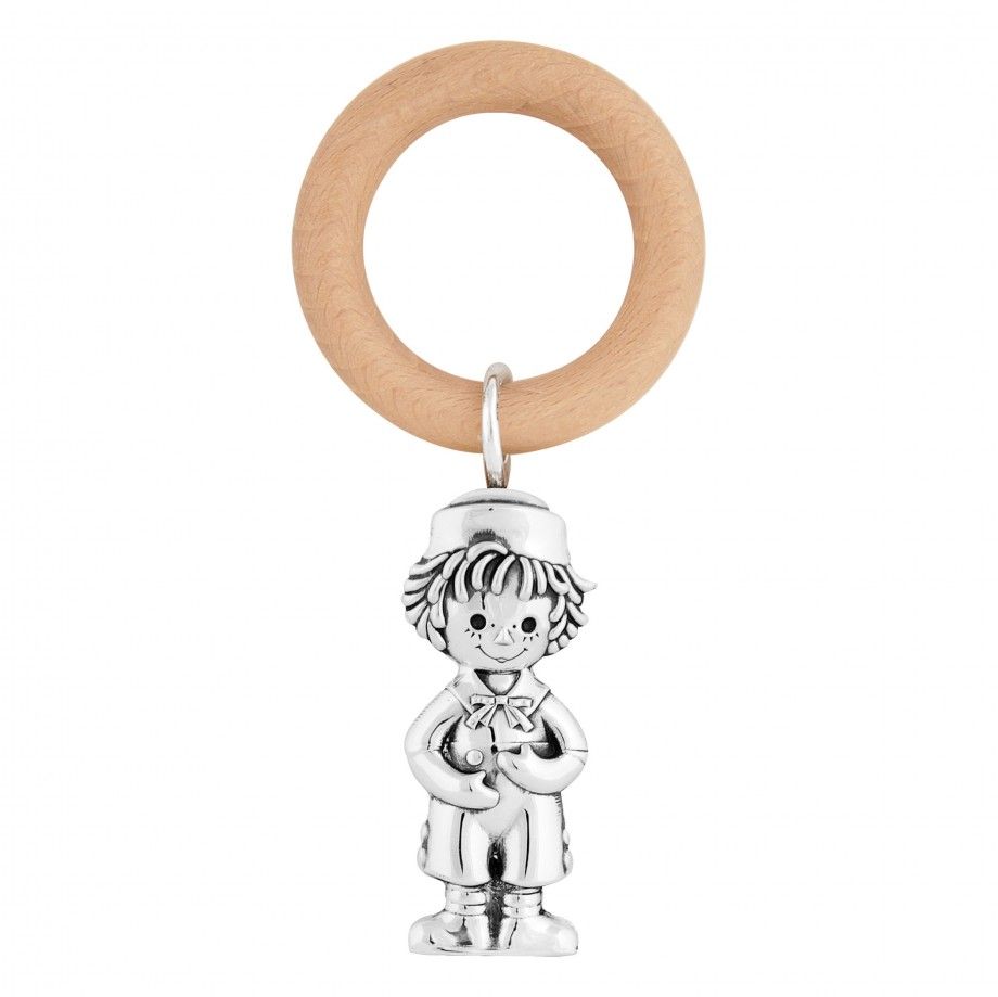 Teething Ring Rag Doll Boy