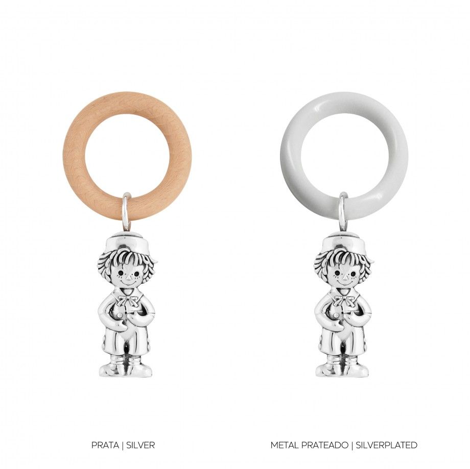 Teething Ring Rag Doll Boy