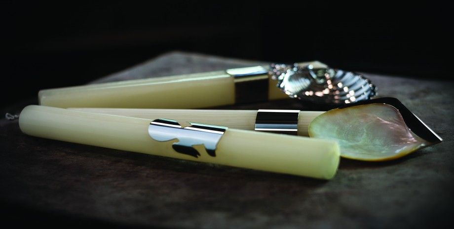 Baptismal Candle Eva - Textured